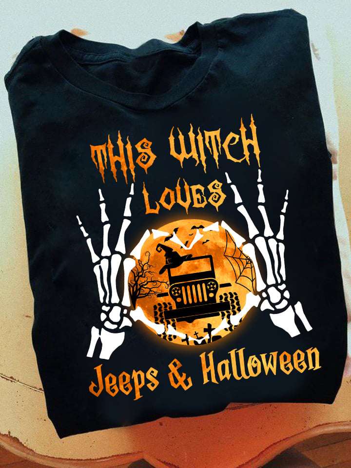 This Witch Love Halloween Car T-shirt and Hoodie 0823