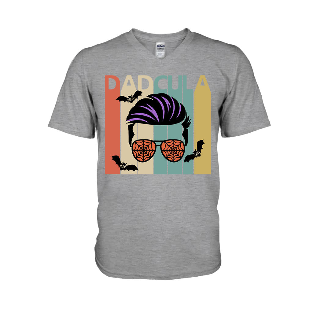 Dadcula - Personalized Halloween Father T-shirt and Hoodie