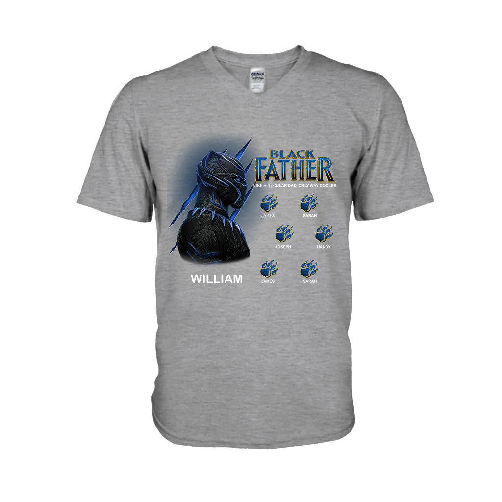 Black Father Cooler - Personalized Marvelous Universe T-shirt and Hoodie