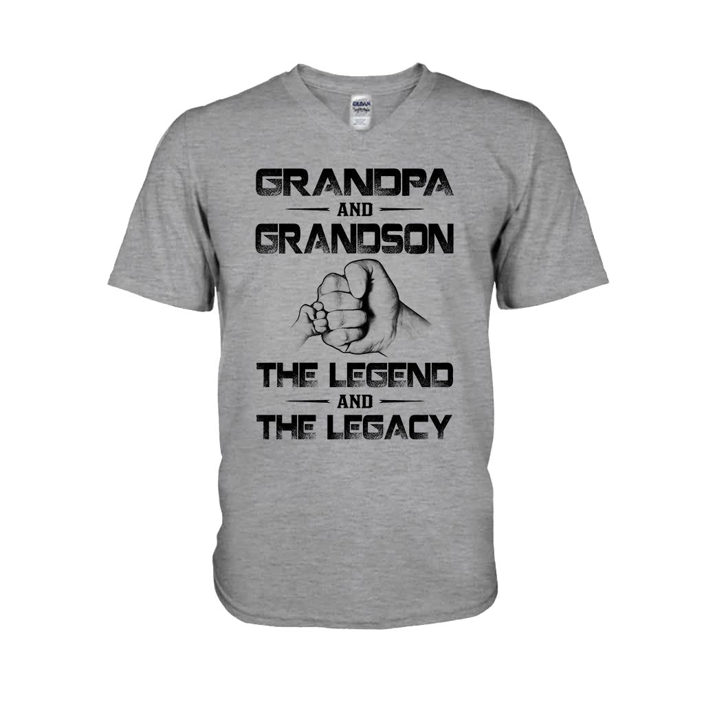 Grandpa And Grandson T-shirt And Hoodie 072021