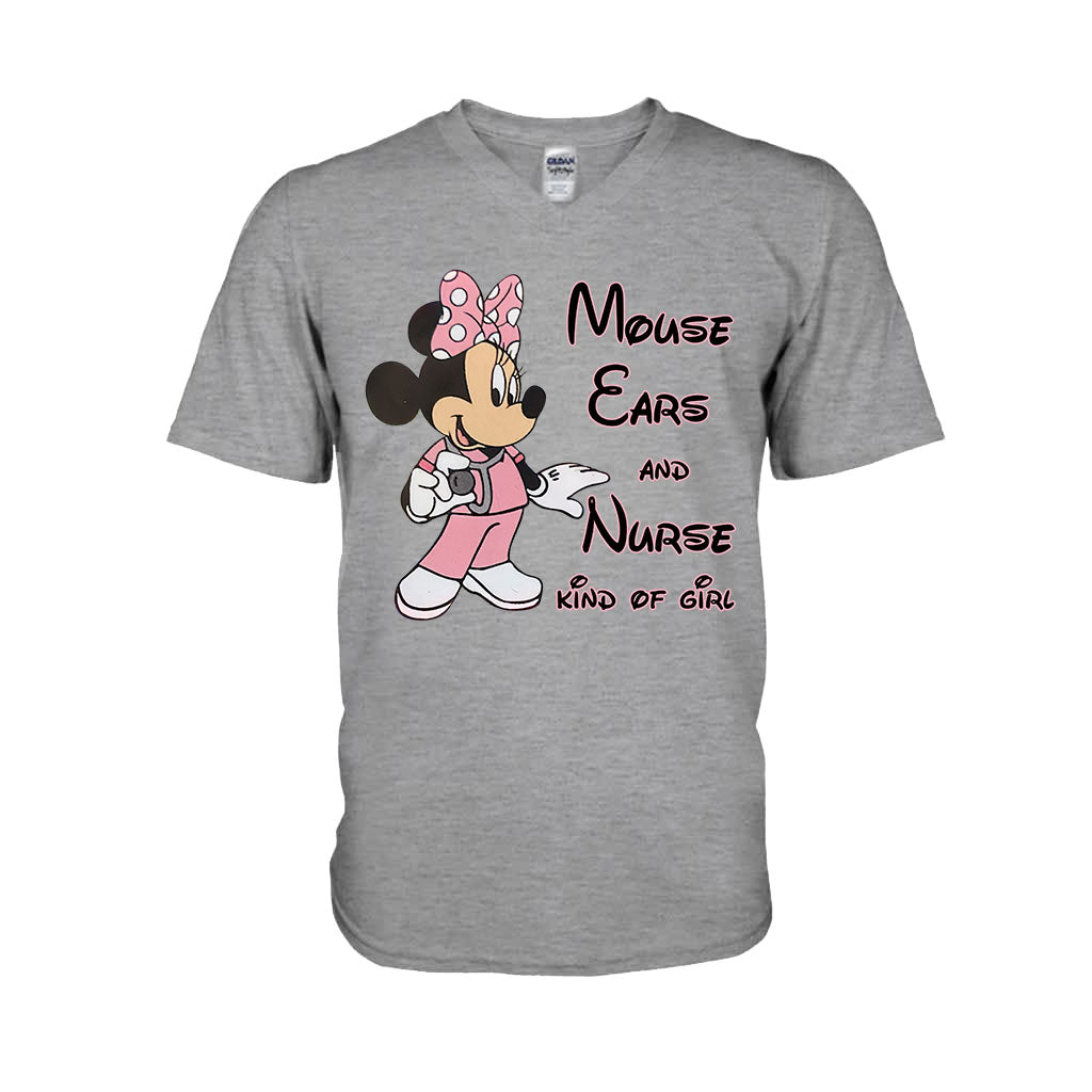 Mouse Ears And Nurse - T-shirt and Hoodie