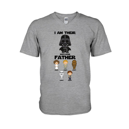 I Am Their Father - Personalized Father's Day The Force T-shirt and Hoodie