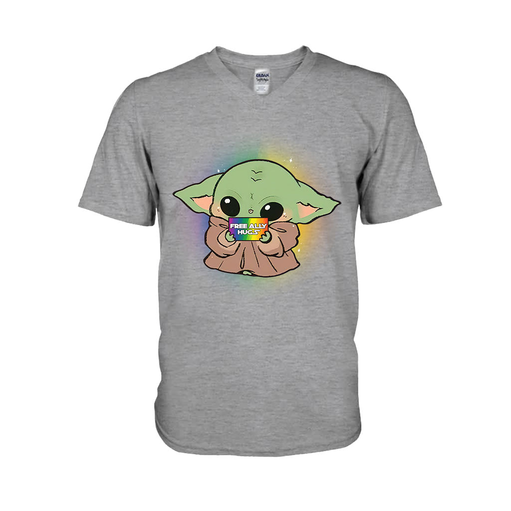 Free Ally Hugs Are - LGBT Support T-shirt and Hoodie