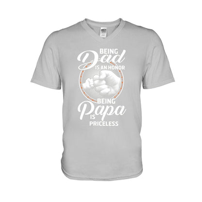 Being Papa - Grandpa T-shirt And Hoodie 062021