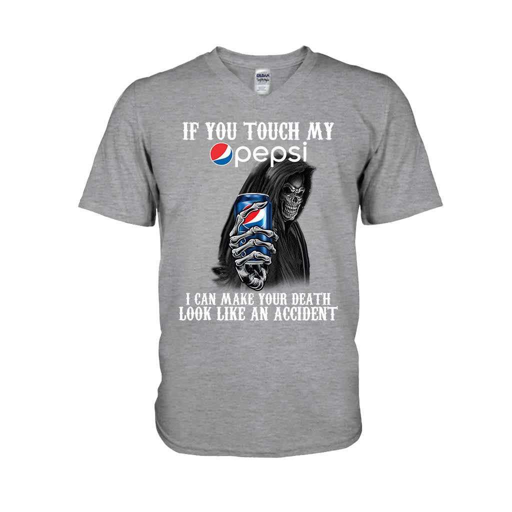 If You Touch My Blue Soft Drink T-shirt and Hoodie