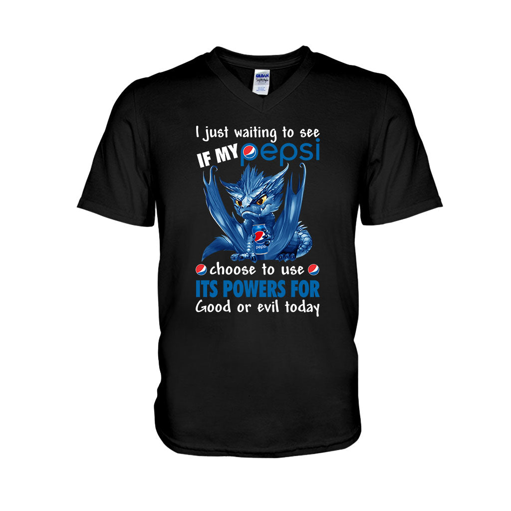 Just Waiting To See - Personalized Blue Soft Drink T-shirt and Hoodie