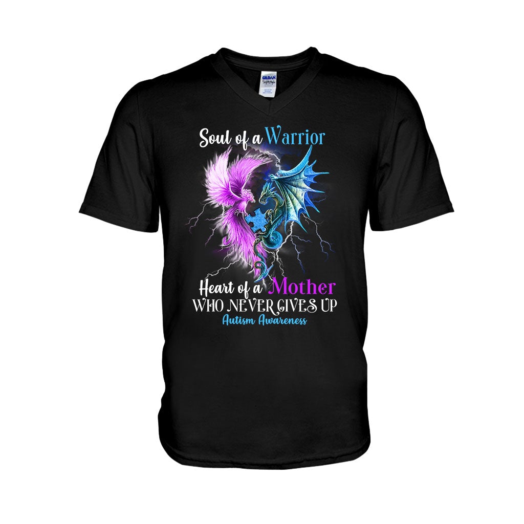 Never Give Up - Autism Awareness Personalized T-shirt And Hoodie