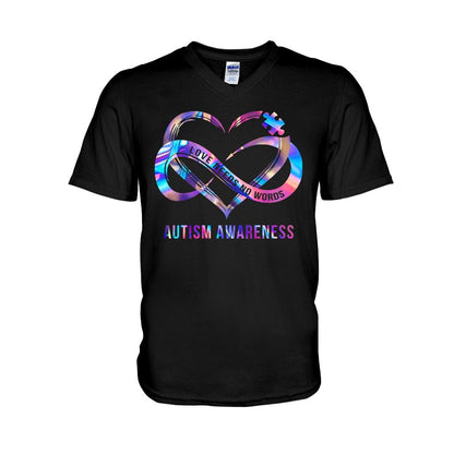 Love Needs No Words - Autism Awareness T-shirt and Hoodie 112021