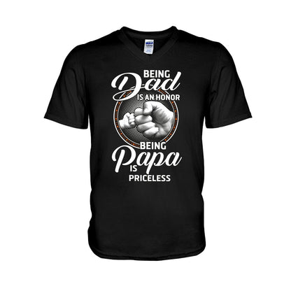 Being Papa - Grandpa T-shirt And Hoodie 062021