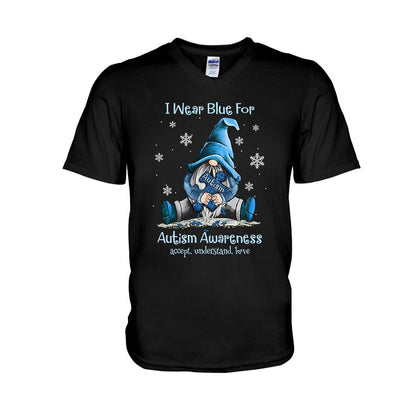 I Wear Blue - Autism Awareness T-shirt And Hoodie 062021