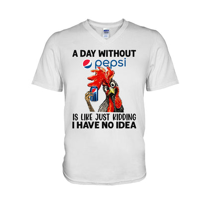 A Day Without Soft Drink Blue Soft Drink T-shirt and Hoodie