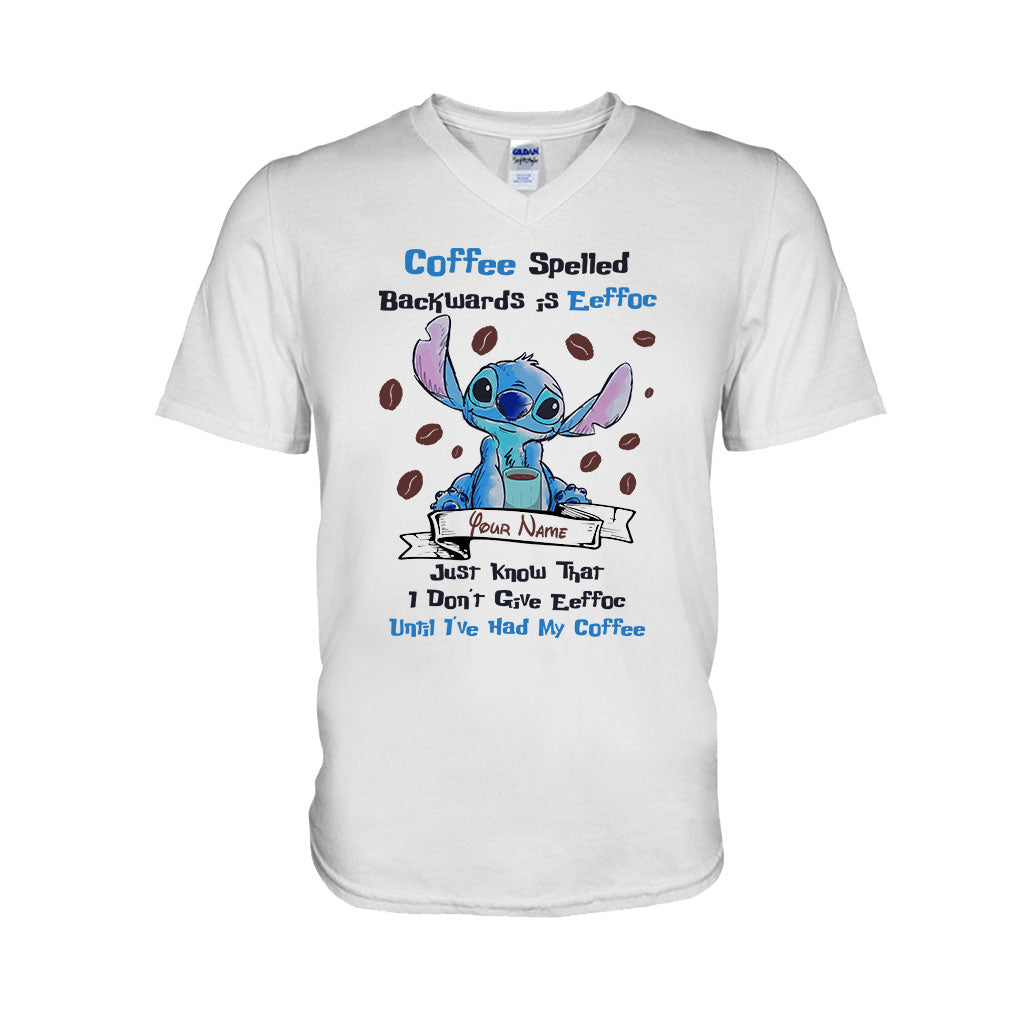 Coffee Spelled Backwards Is Eeffoc - Personalized T-shirt and Hoodie