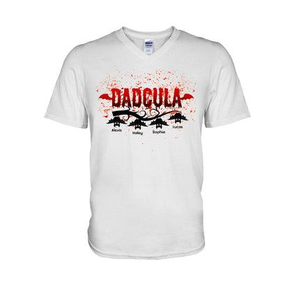 Dadcula - Personalized Halloween Father T-shirt and Hoodie