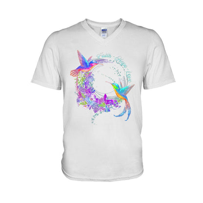 Faith Hope Love - Hummingbird T-shirt and Hoodie 112021