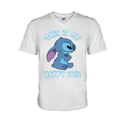 This Is My Happy Face - T-shirt and Hoodie