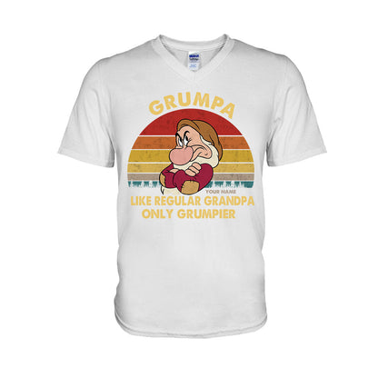 Grumpa Only Grumpier - Personalized Father's Day T-shirt and Hoodie