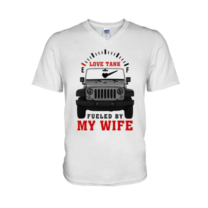 Love Tank - Personalized Couple Car T-shirt and Hoodie