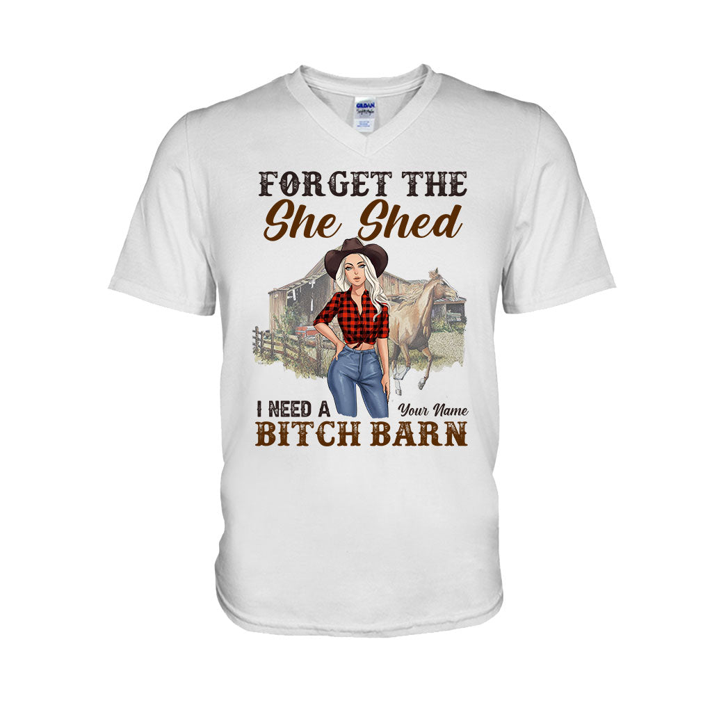 Horse Girl Barn - Personalized T-shirt and Hoodie