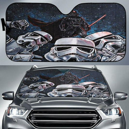 The Dark Side The Force Car Sunshade 0523