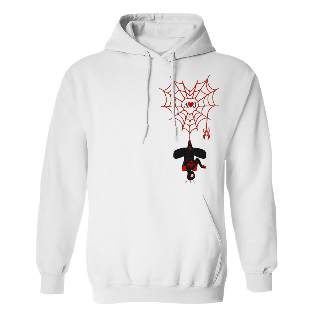 Love You In Every Multiverse - Personalized Couple Embroidered Hoodie
