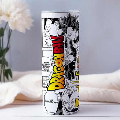 90s Cartoon Perfect Gift For Fans - Personalized Seven Balls Skinny Tumbler