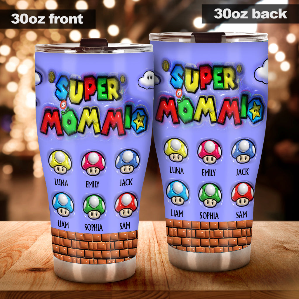 Super Mommio - Personalized Super Plumber Tumbler