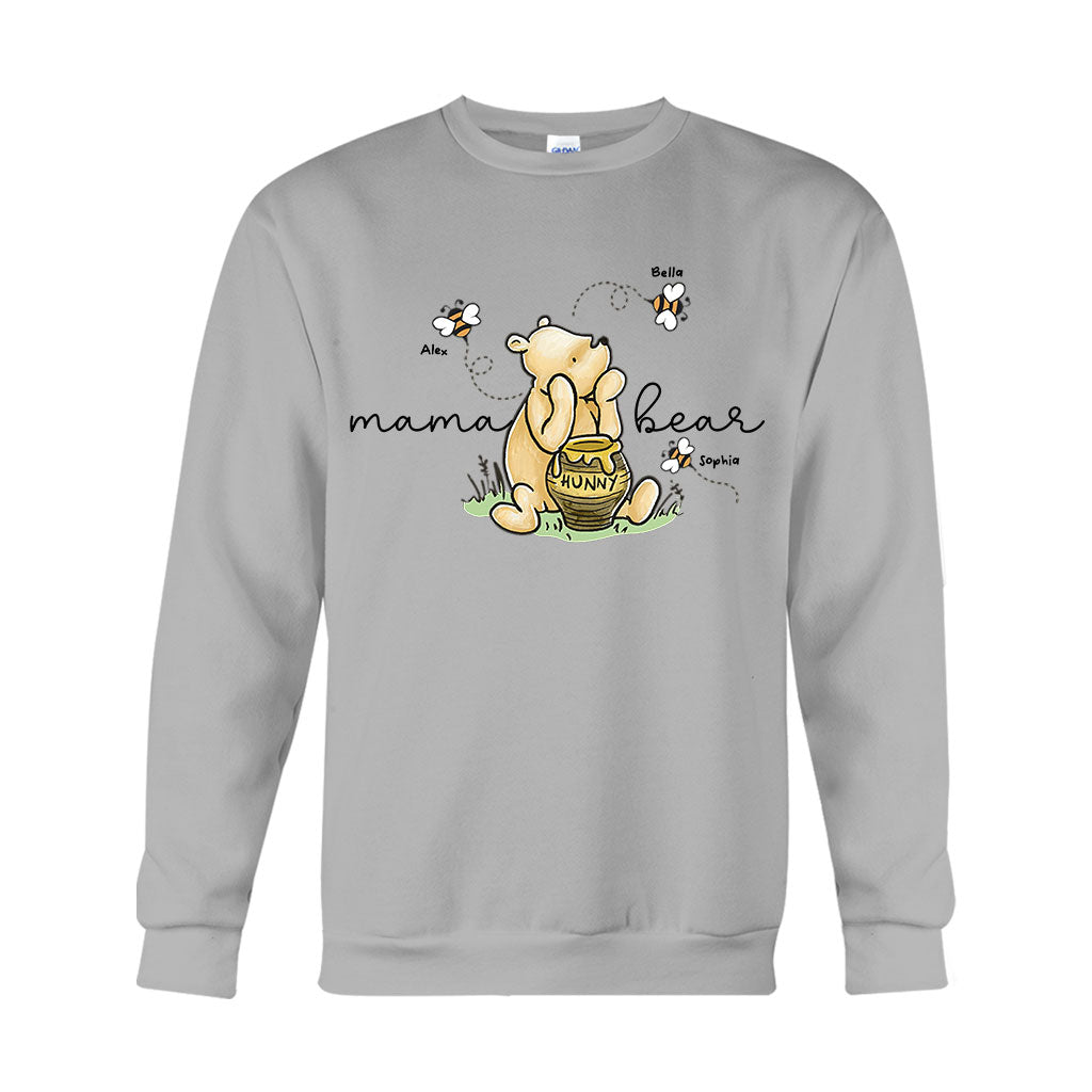 Mama Bear - Personalized Mother T-shirt And Hoodie