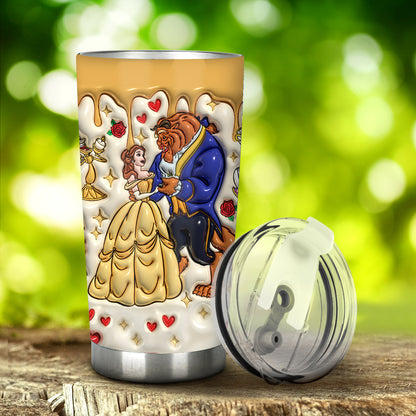 Tale As Old As Time - Personalized Beauty And The Beast Tumbler