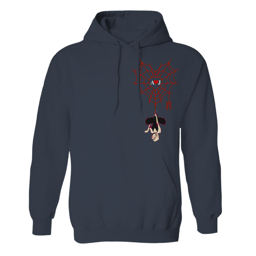 Love You In Every Multiverse - Personalized Couple Embroidered Hoodie