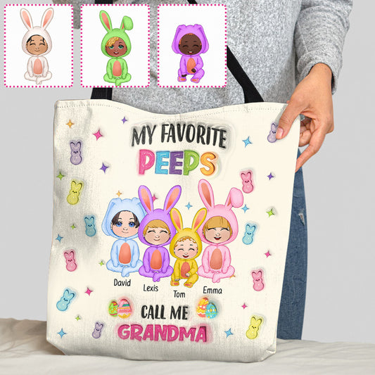 Grandma Of These Bunnies - Personalized Grandma Tote Bag