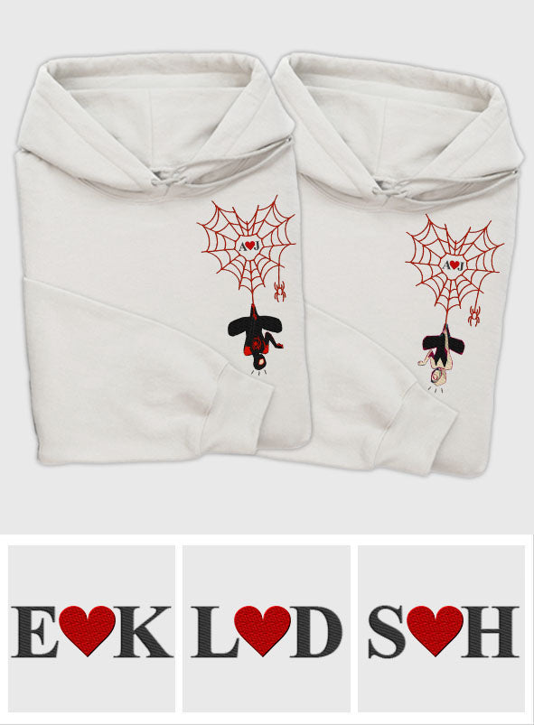Love You In Every Multiverse - Personalized Couple Embroidered Hoodie