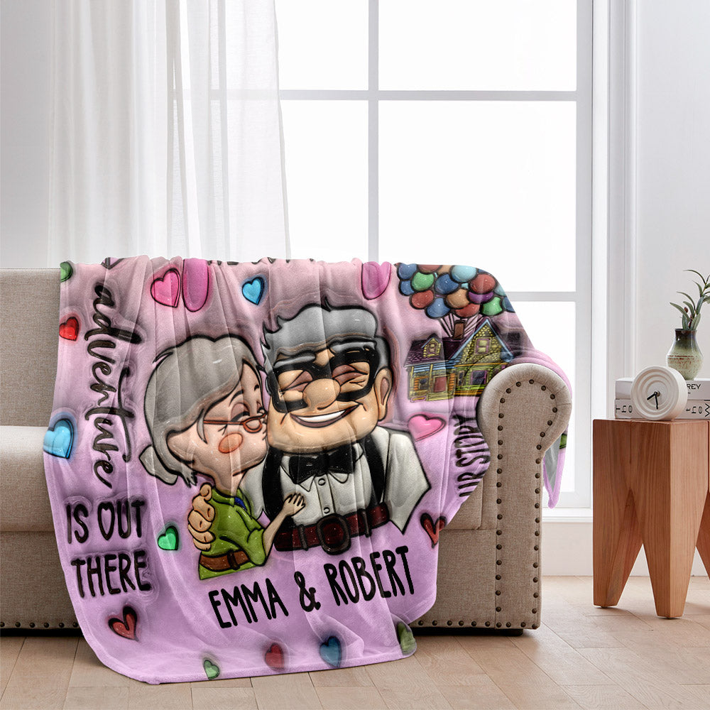 You And Me - Personalized Couple Blanket