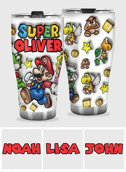 Super Mario - Personalized Super Plumber Tumbler