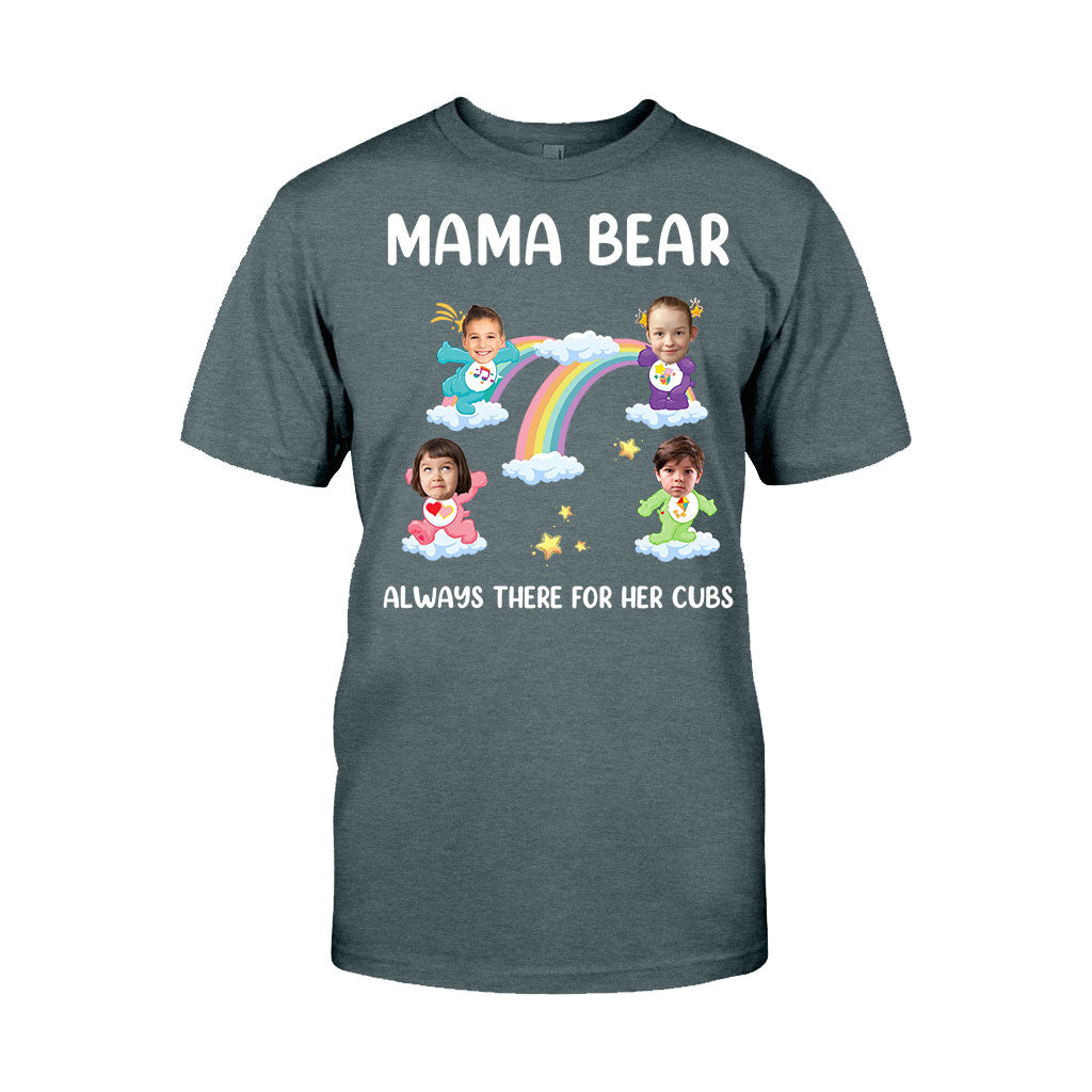 Mama Bear Always There For Her Cubs Care - Personalized Mother T-shirt And Hoodie