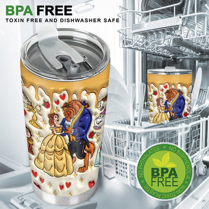 Tale As Old As Time - Personalized Beauty And The Beast Tumbler