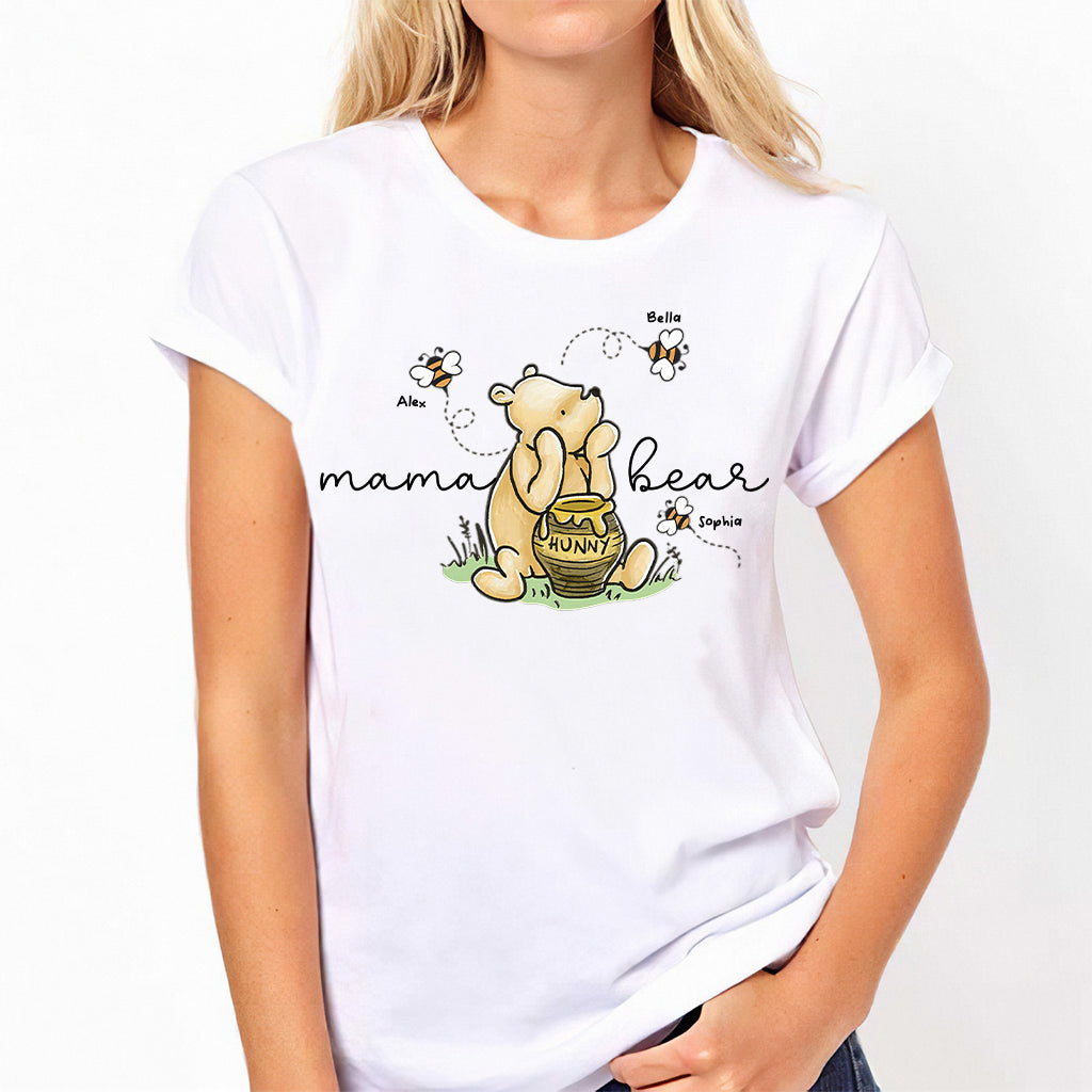 Mama Bear - Personalized Mother T-shirt And Hoodie