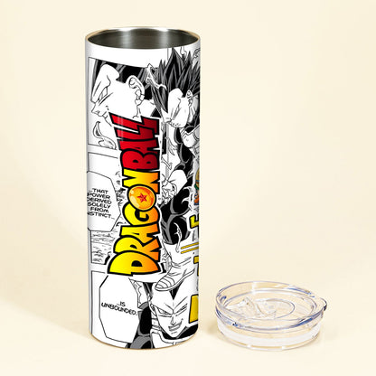 90s Cartoon Perfect Gift For Fans - Personalized Seven Balls Skinny Tumbler