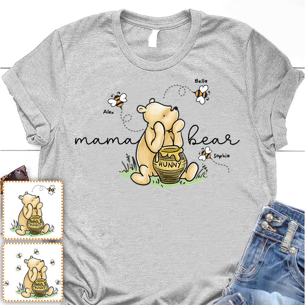 Mama Bear - Personalized Mother T-shirt And Hoodie