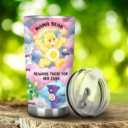 Mama Bear Always There - Personalized Mother Tumbler