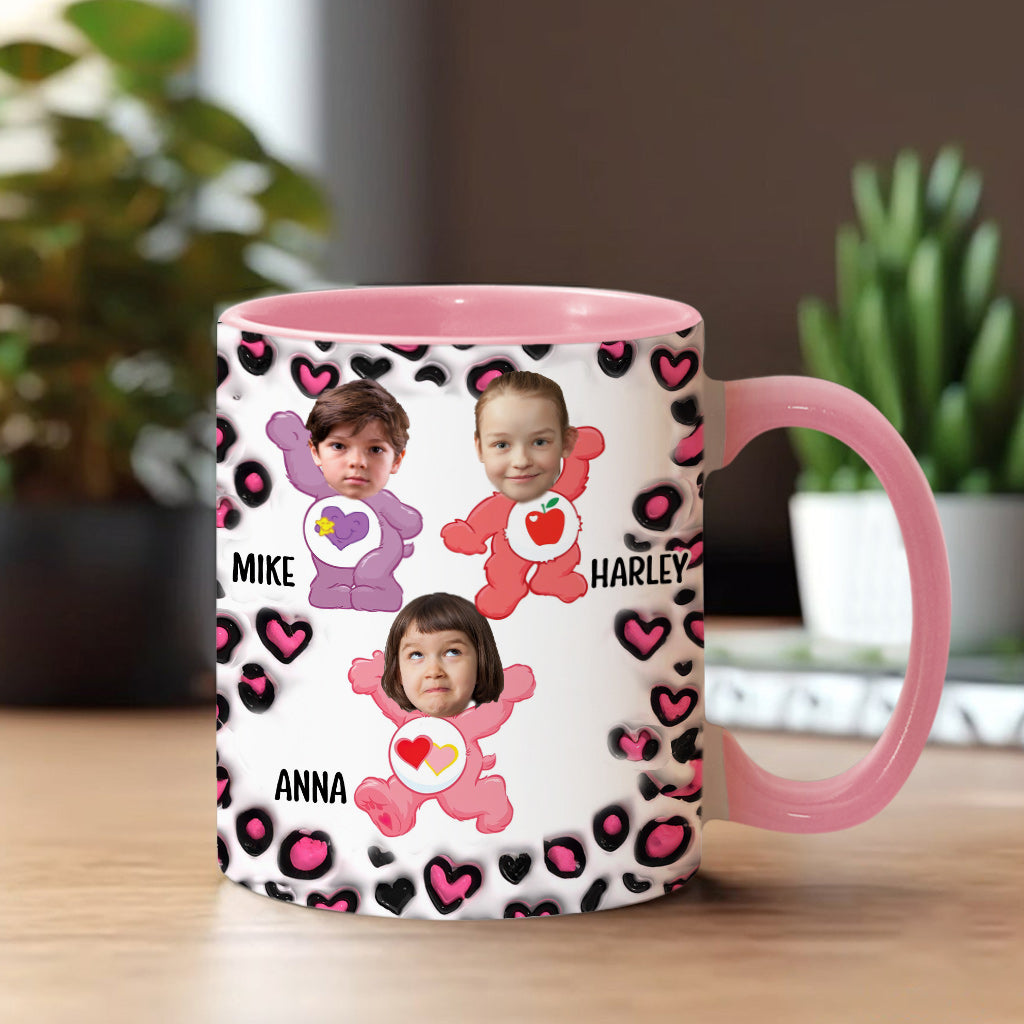 Mama Bear Always There For Her Cubs Care - Personalized Mother Accent Mug
