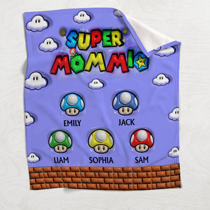 Super Mommio - Personalized Super Plumber Blanket