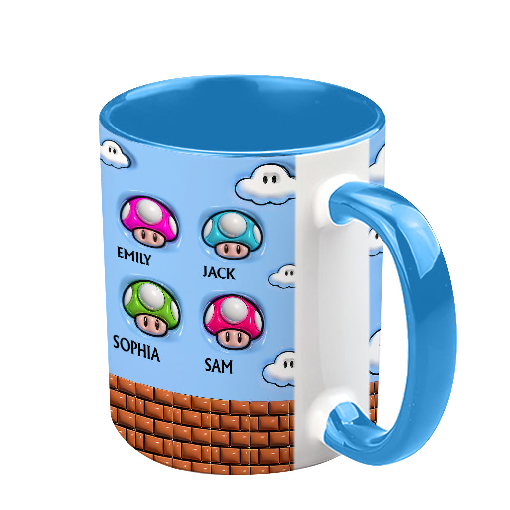Super Daddio - Personalized Super Plumber Accent Mug