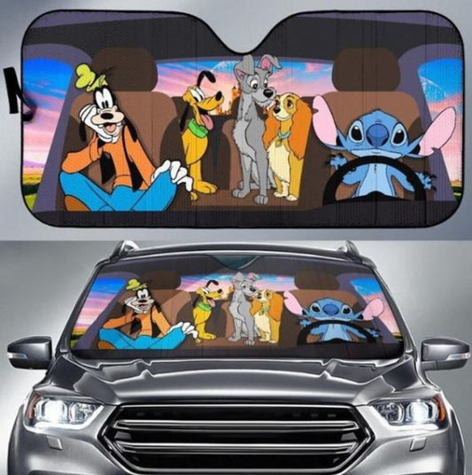 Friends Ohana Car Sunshade 0523