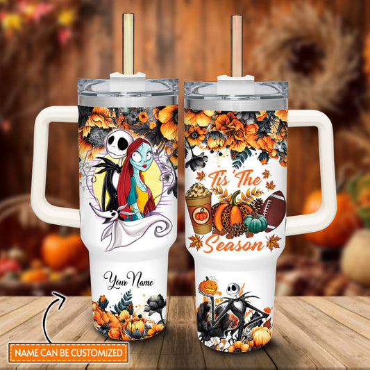 Tis' The Season Nightmare Tumbler With Handle 0224