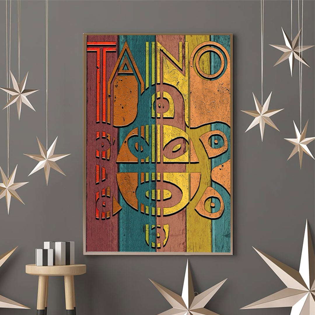 Taino Sun - Puerto Rican Poster