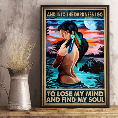 And Into The Darkness - Puerto Rican Poster