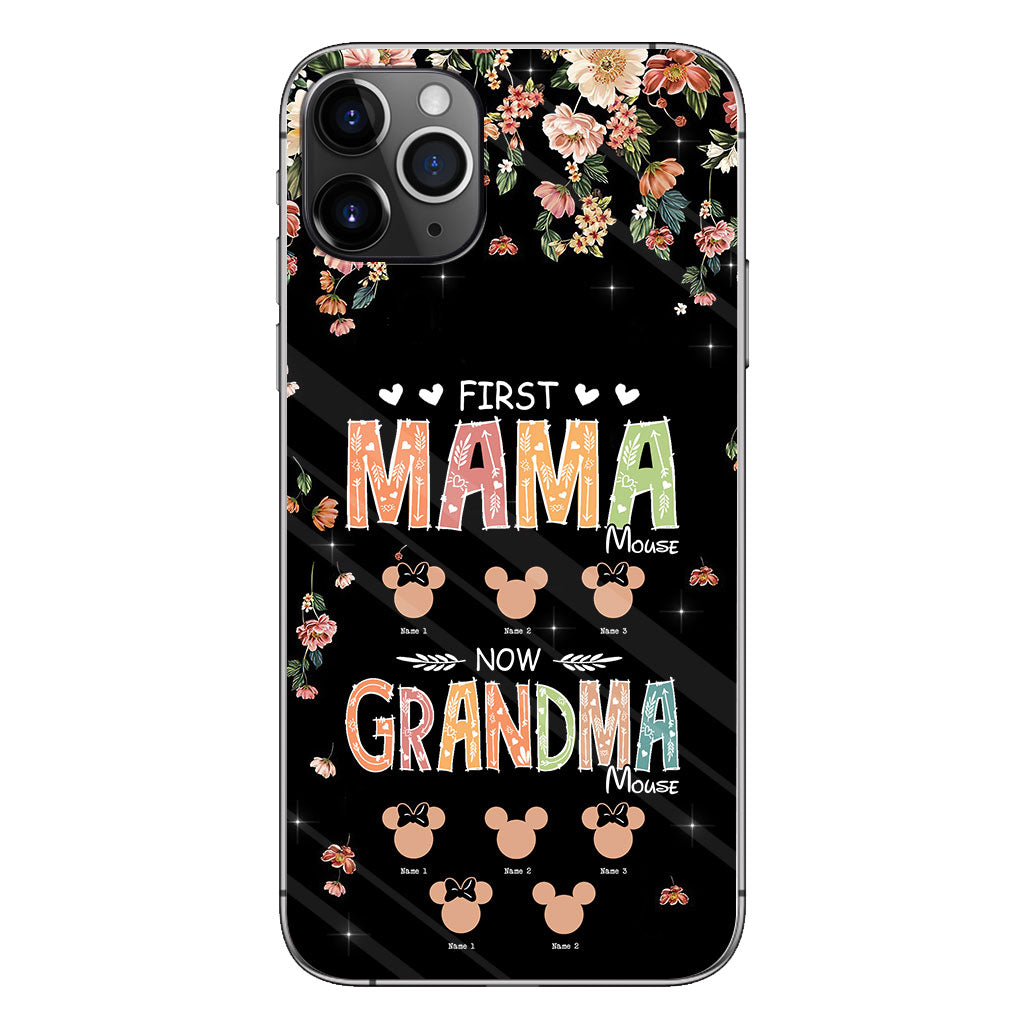 First Mama Mouse Now Grandma Mouse - Personalized Mother's Day Grandma Phone Case