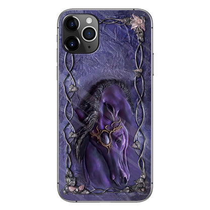 Love Horses - Phone Case With 3D Pattern Print