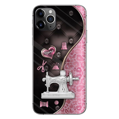 Love Sewing - Personalized Sewing Phone Case