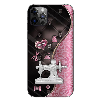 Love Sewing - Personalized Sewing Phone Case